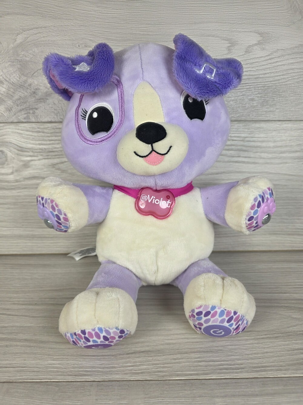 LeapFrog My Pal Violet Smarty Paws Interactive Plush Dog SU26